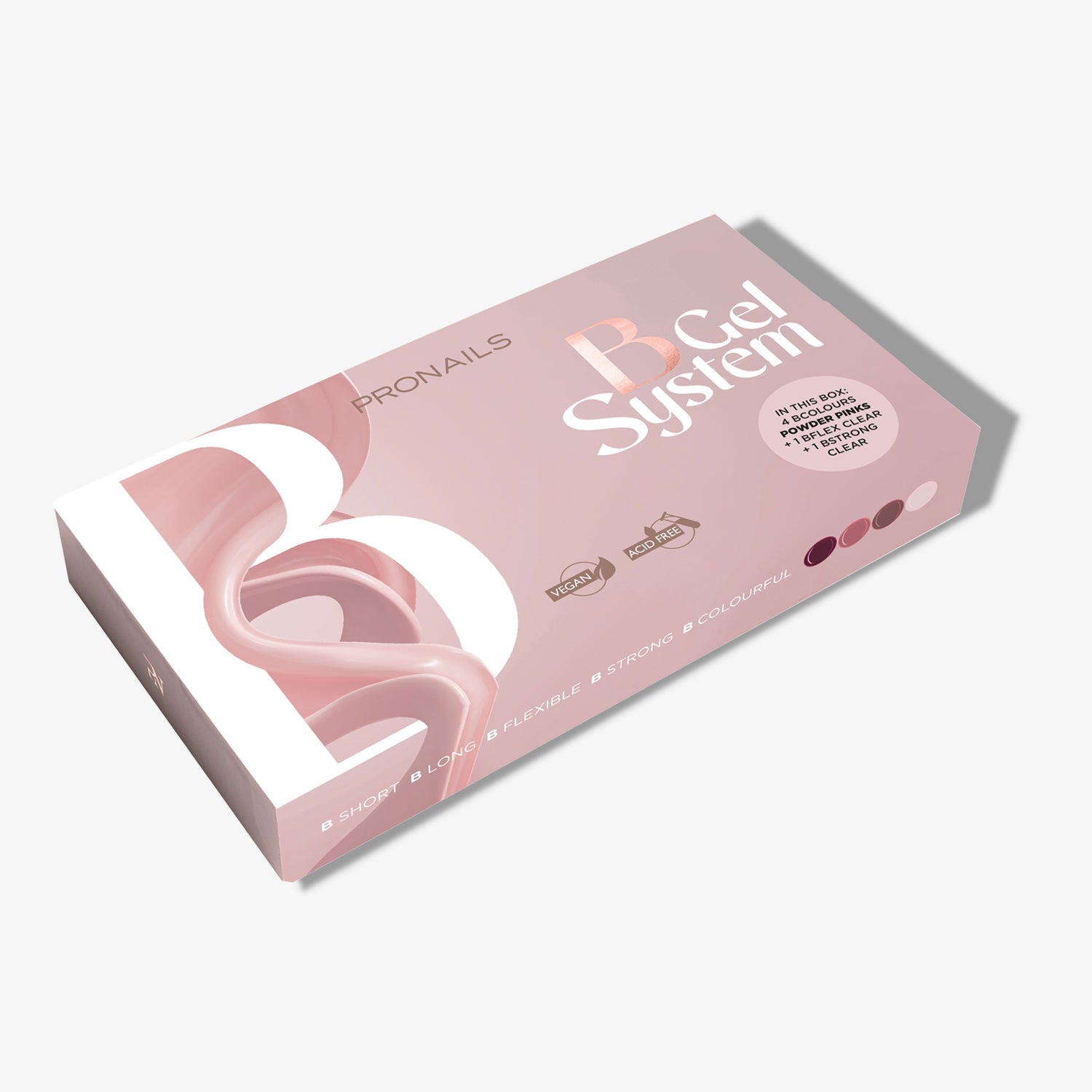 BColour Powder Pinks - 6 pcs