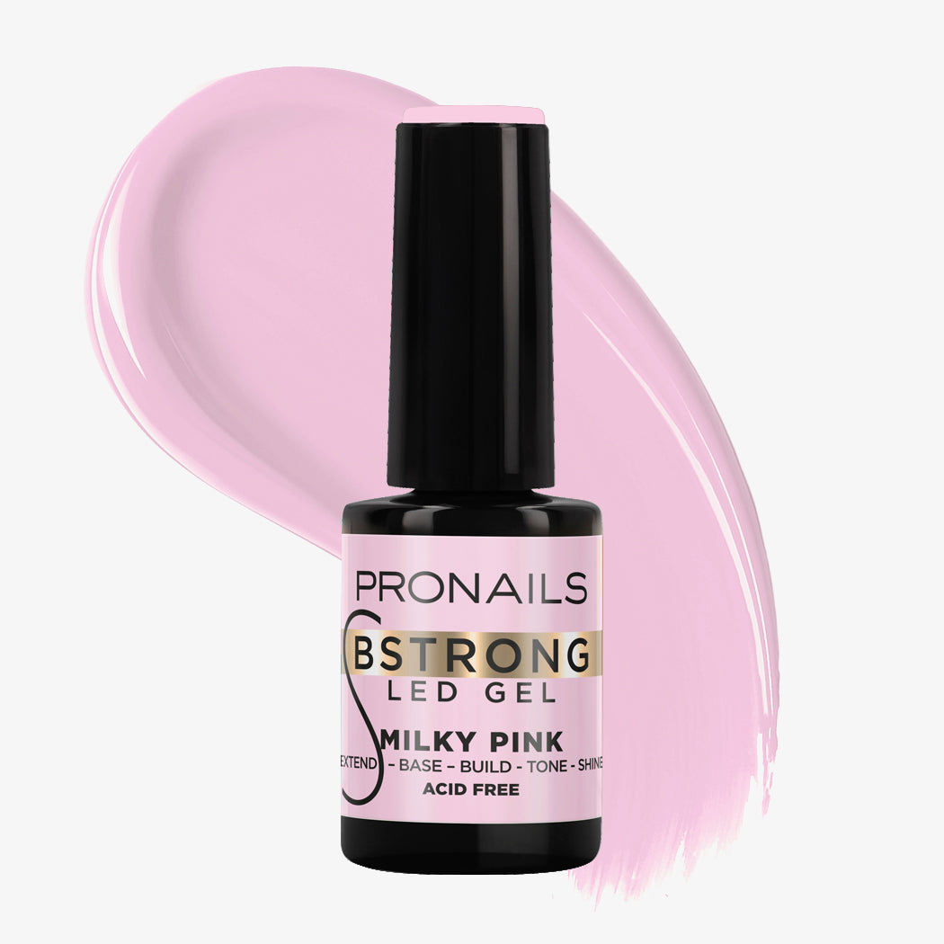 BStrong LED Gel Milky Pink 14 ml