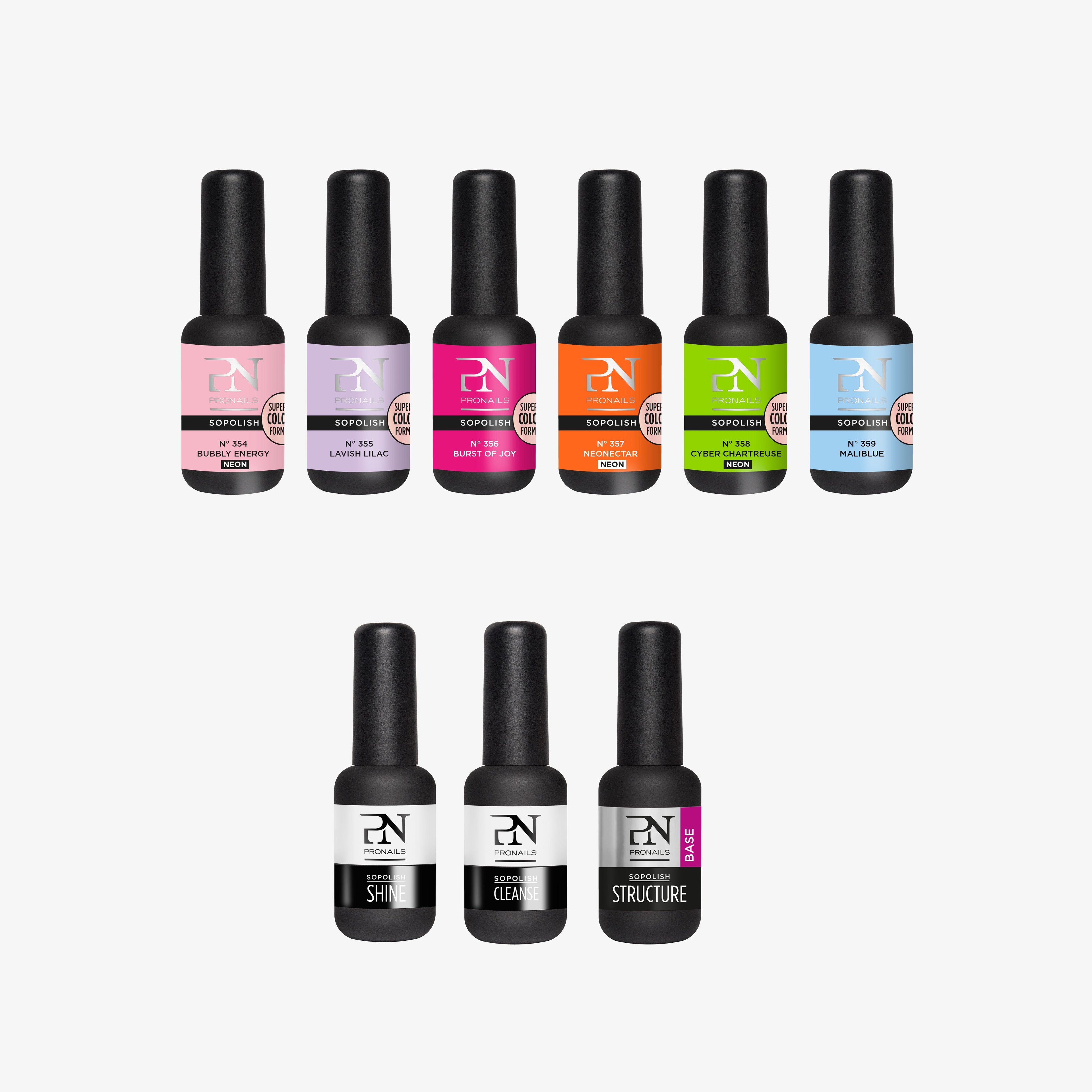 Sopolish Box SS24 High-Technicolour 9 pcs